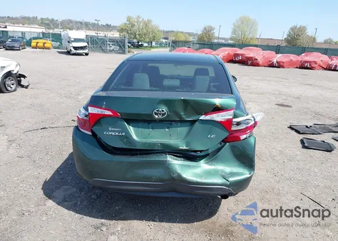 2016 Toyota Corolla Le z USA, uszkodzony, nr VIN 2T1BURHE1GC617473